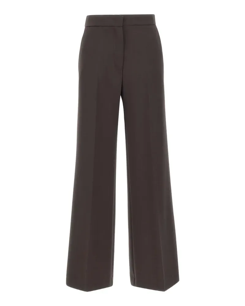 Kaos Palazzohose mit hohem Bund - Braun Braun