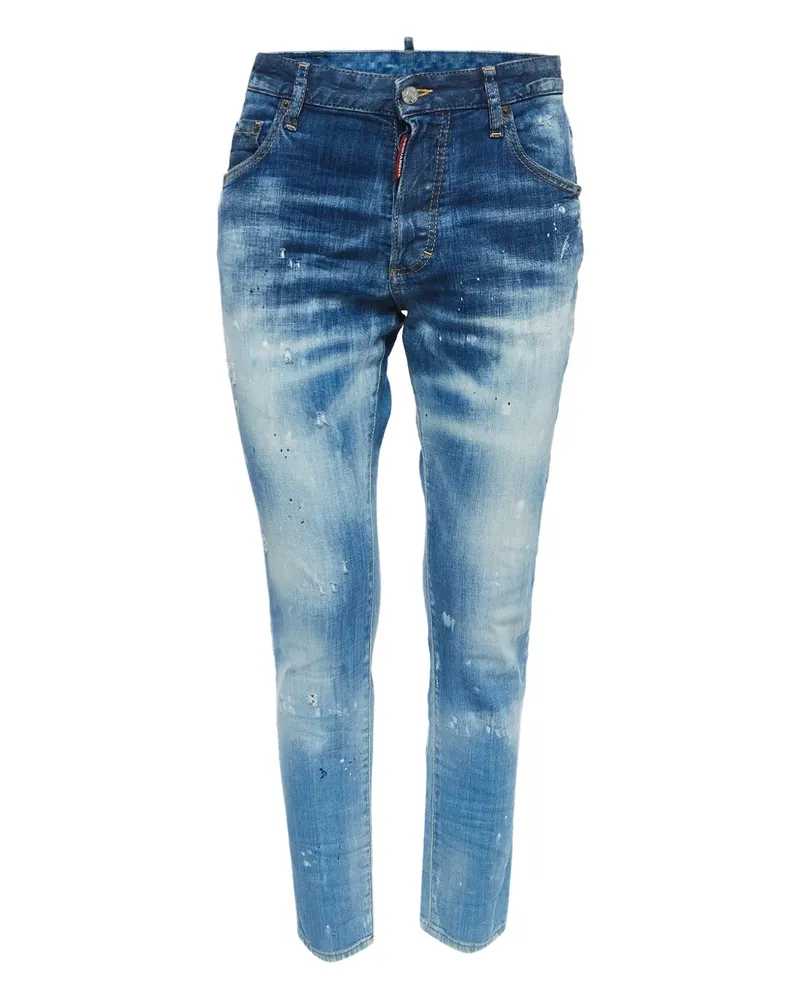 Dsquared2 Pre-owned Distressed-Jeans - Blau Blau