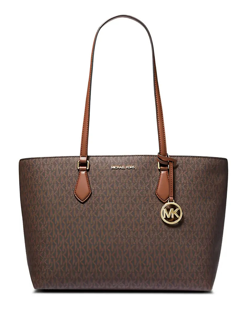 Michael Kors large Sheila monogram tote bag - Braun Braun