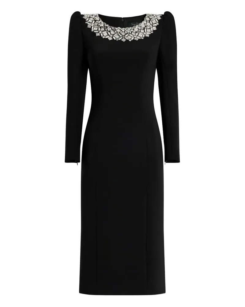 Jenny Packham Jacquetta embellished midi dress - Schwarz Schwarz