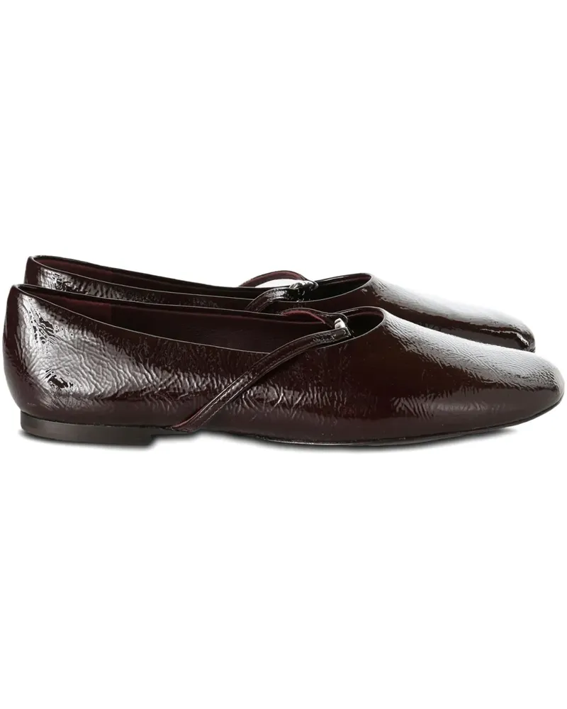 Tory Burch leather ballet flats - Braun Braun