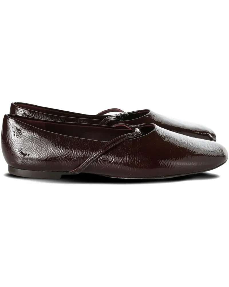 Tory Burch leather ballet flats - Braun Braun