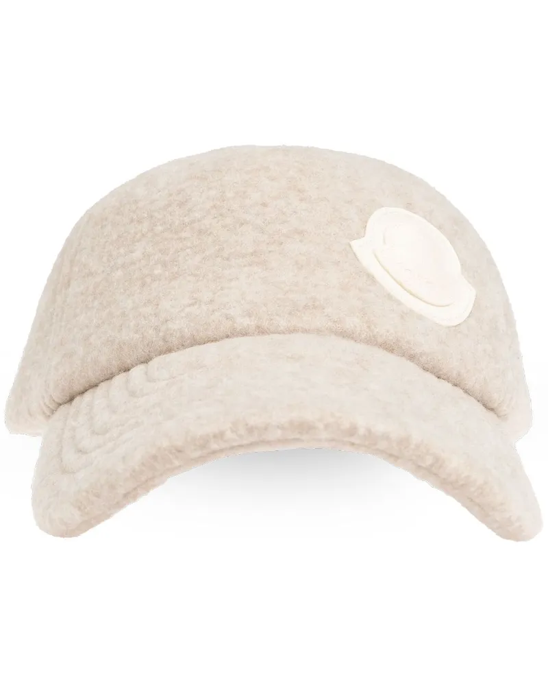 Moncler Baseballkappe mit Logo-Patch - Nude Nude