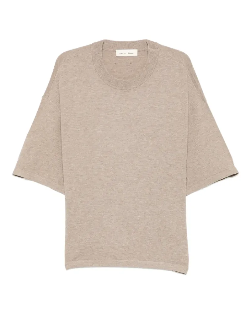 Fear of God T-Shirt mit tiefen Schultern - Nude Nude
