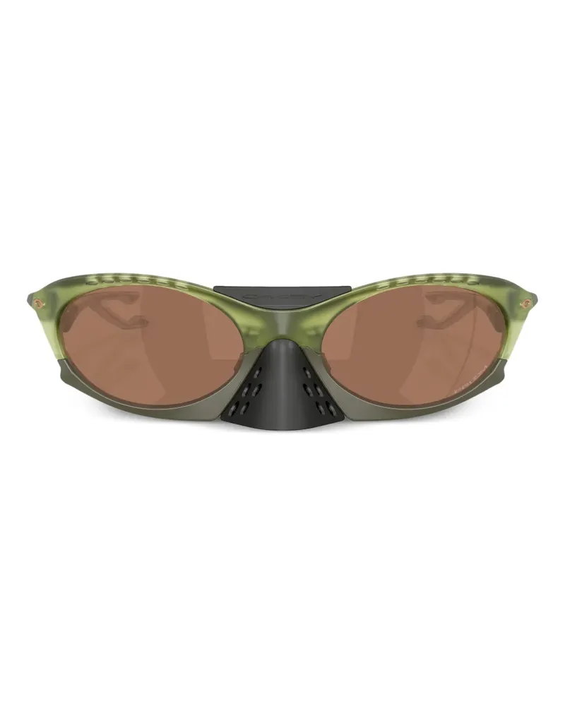 Oakley Sonnenbrille mit ovalem Gestell - Grün Grün
