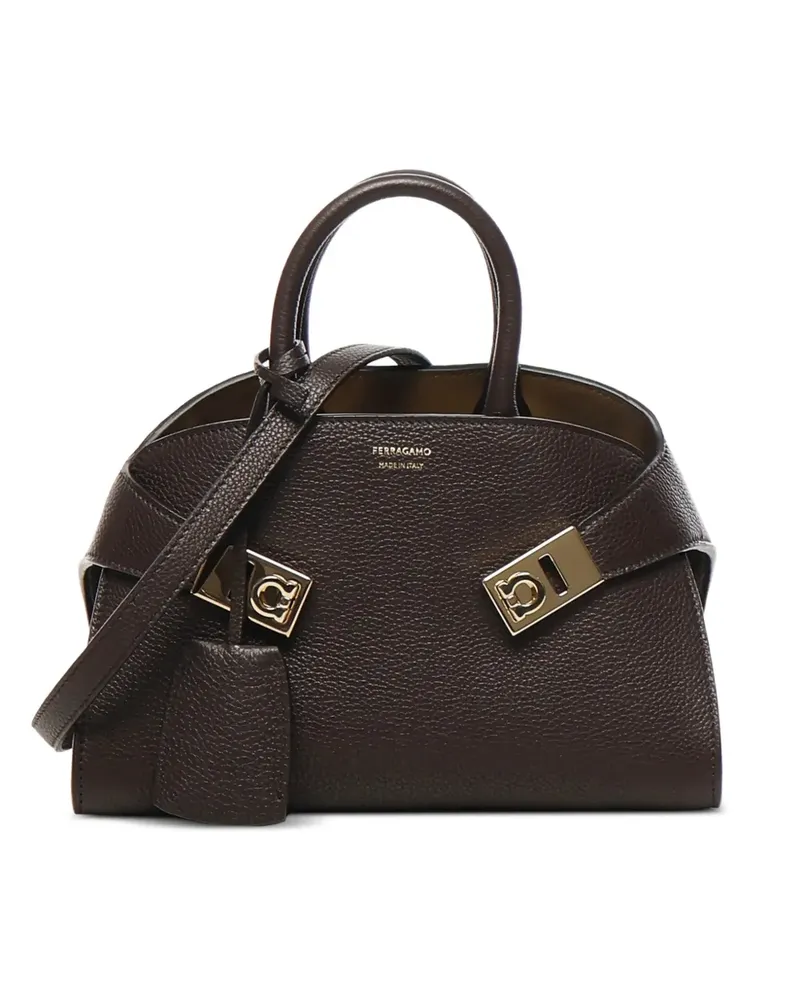 Ferragamo keychain-charm tote bag - Braun Braun