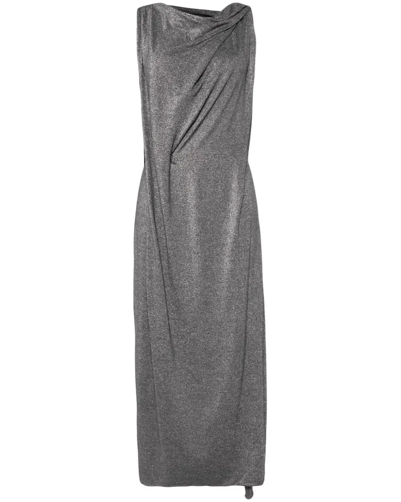 JNBY Gerafftes Maxikleid - Silber Silber