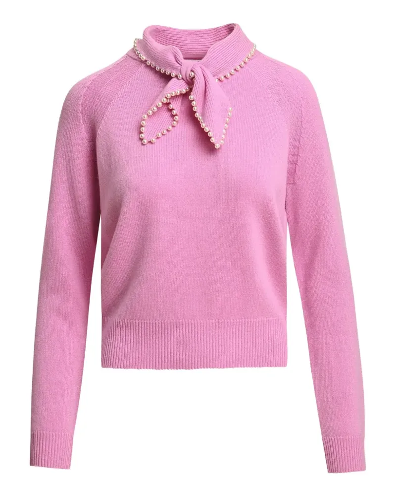 Essentiel Kasa Pullover mit Kunstperlen - Rosa Rosa