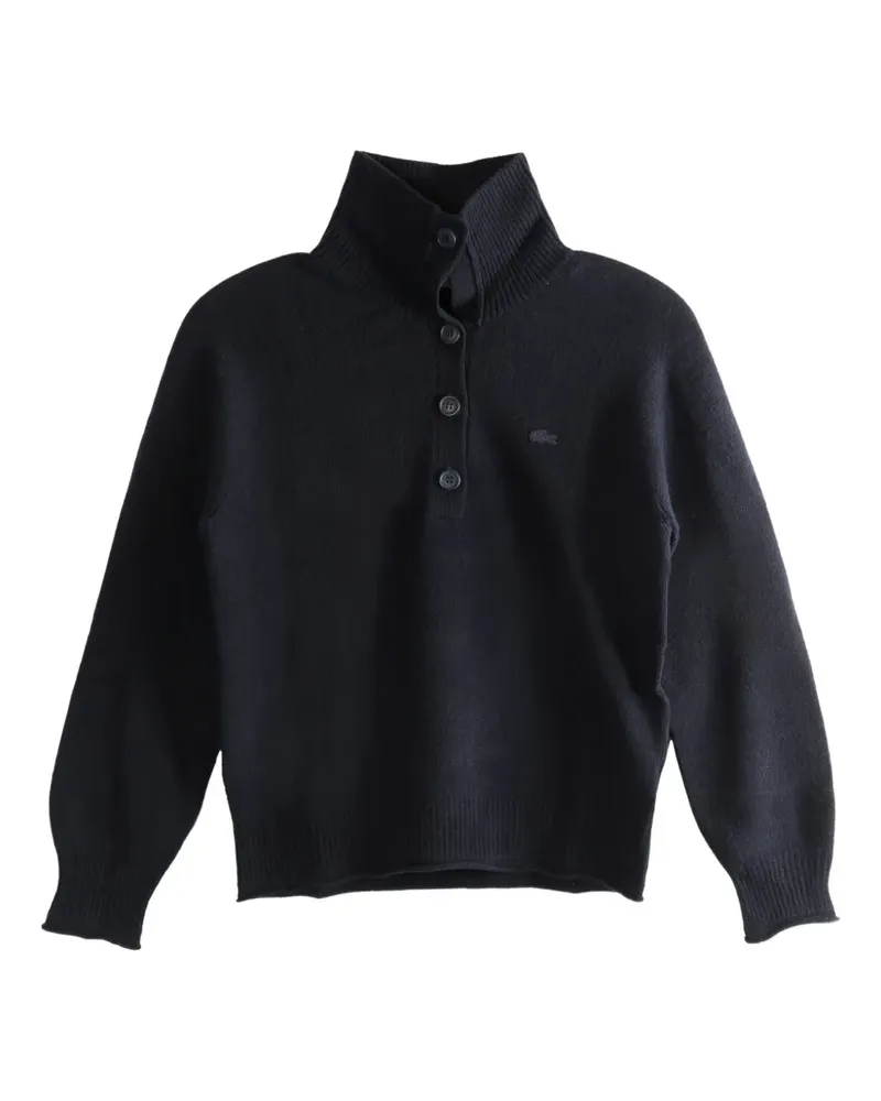 Lacoste buttoned sweater - Blau Blau