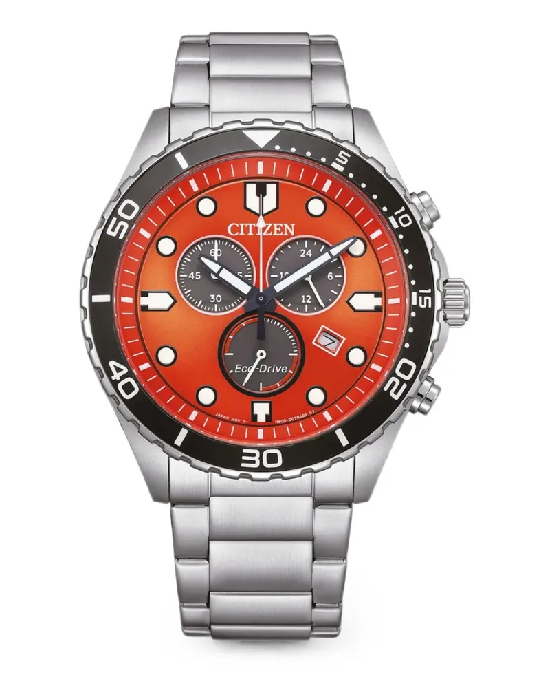 Citizens of humanity Eco-Drive chronograph watch - Orange Orange