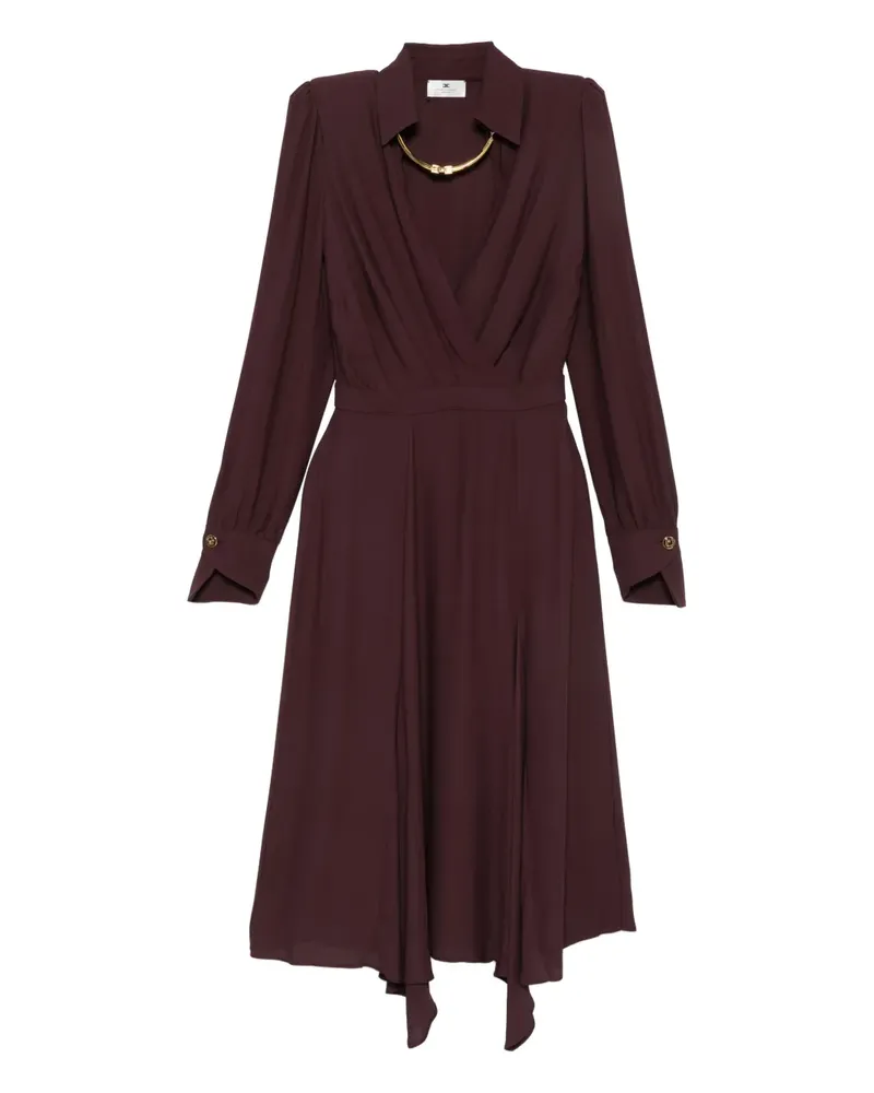 Elisabetta Franchi Ausgestelltes Wickelkleid - Rot Rot