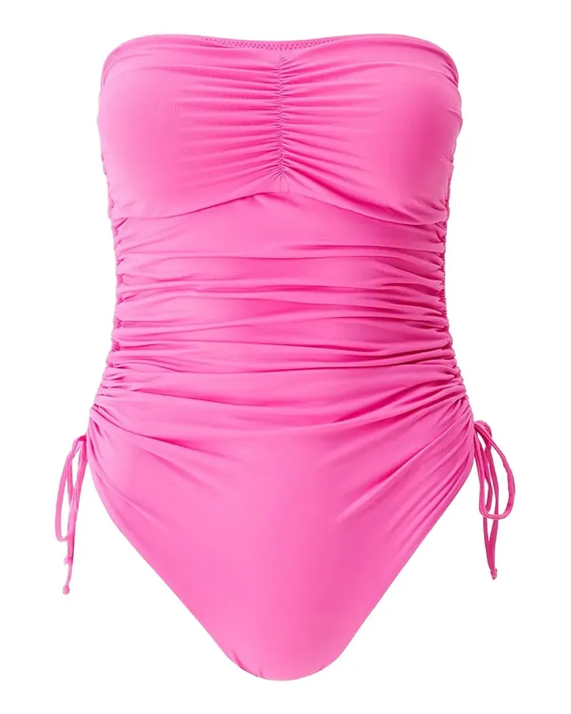 Melissa Odabash Geraffter Badeanzug - Rosa Rosa