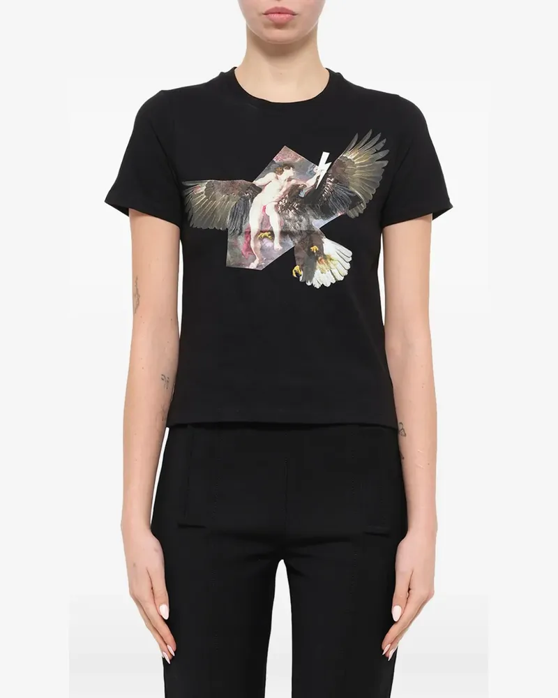 Neil Barrett eagle-print T-shirt - Schwarz Schwarz
