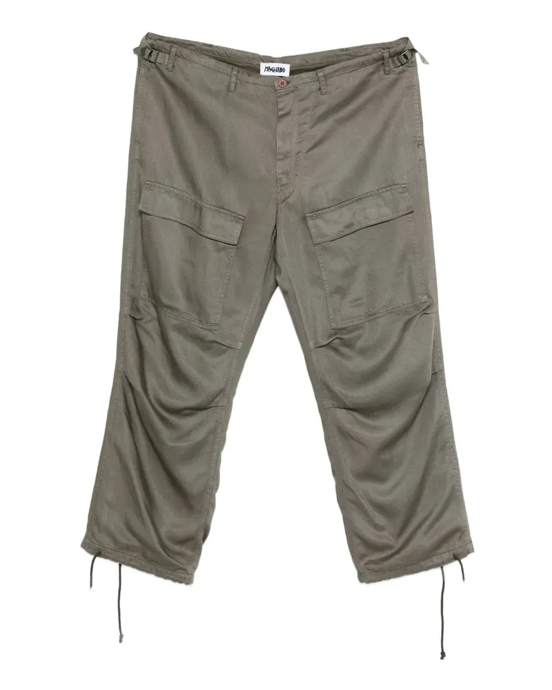 Magliano drawstring-ankle cargo trousers - Grün Grün