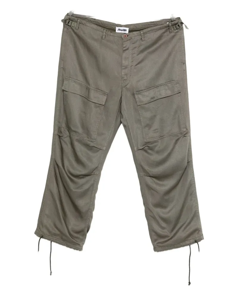 Magliano drawstring-ankle cargo trousers - Grün Grün