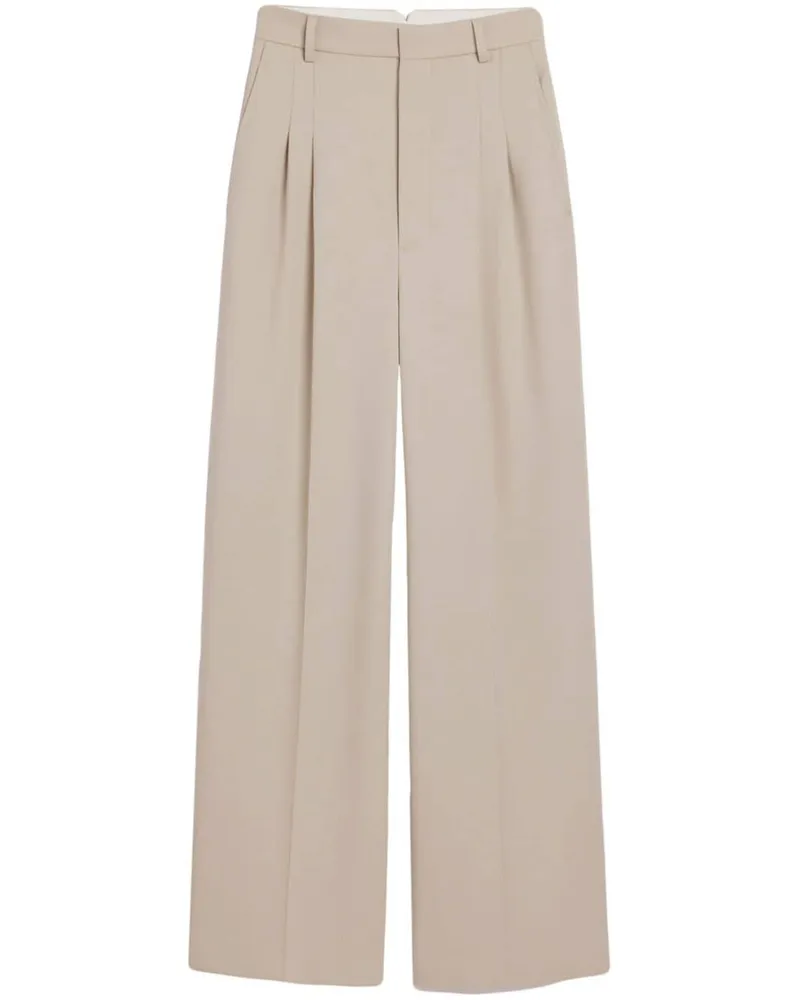 AMI Paris Hose mit weitem Bein - Nude Nude