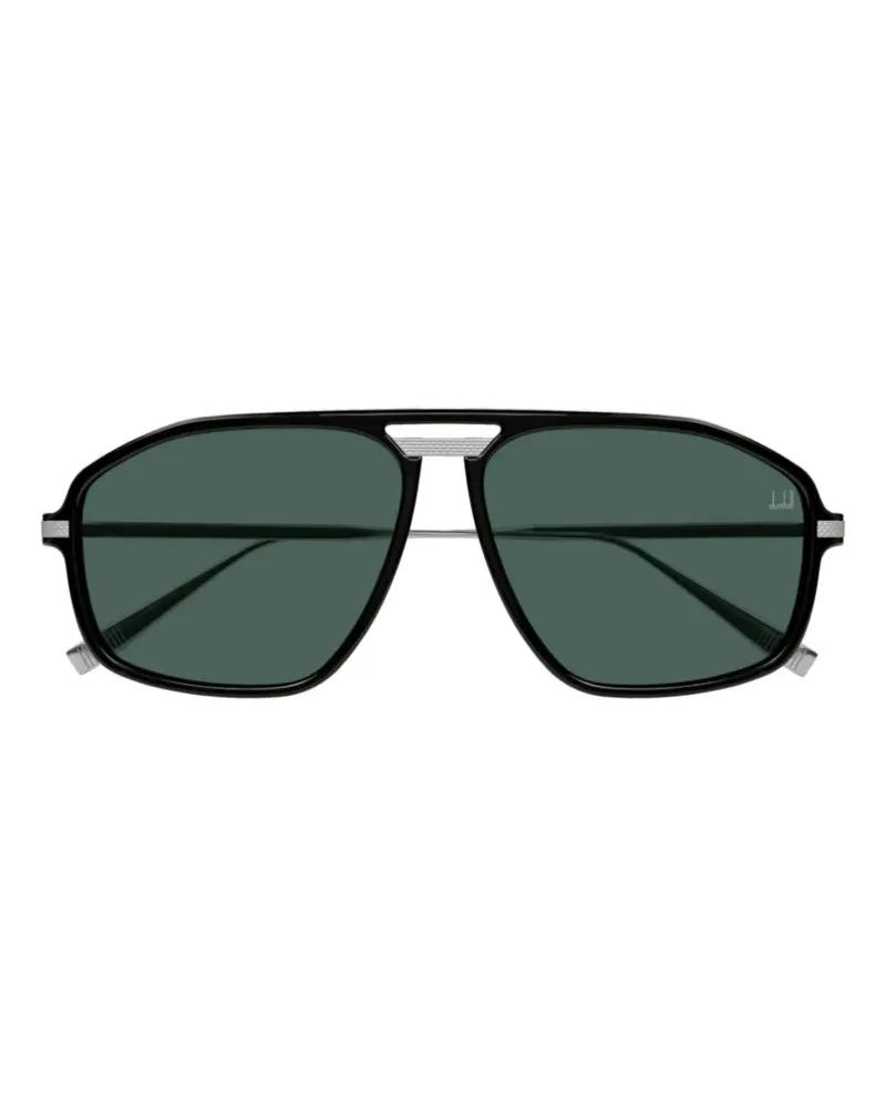 Dunhill geometric-frame sunglasses - Schwarz Schwarz