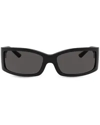 Dolce & Gabbana Sonnenbrille mit eckigem Gestell Schwarz