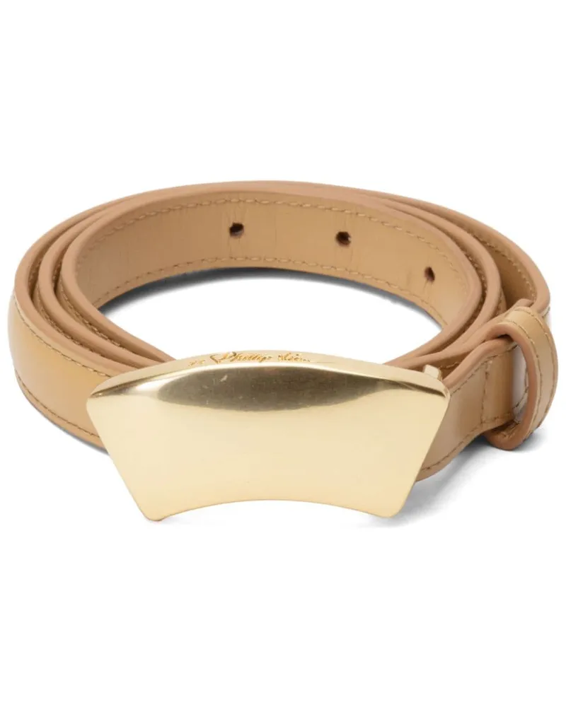 3.1 phillip lim ID Ledergürtel - Nude Nude