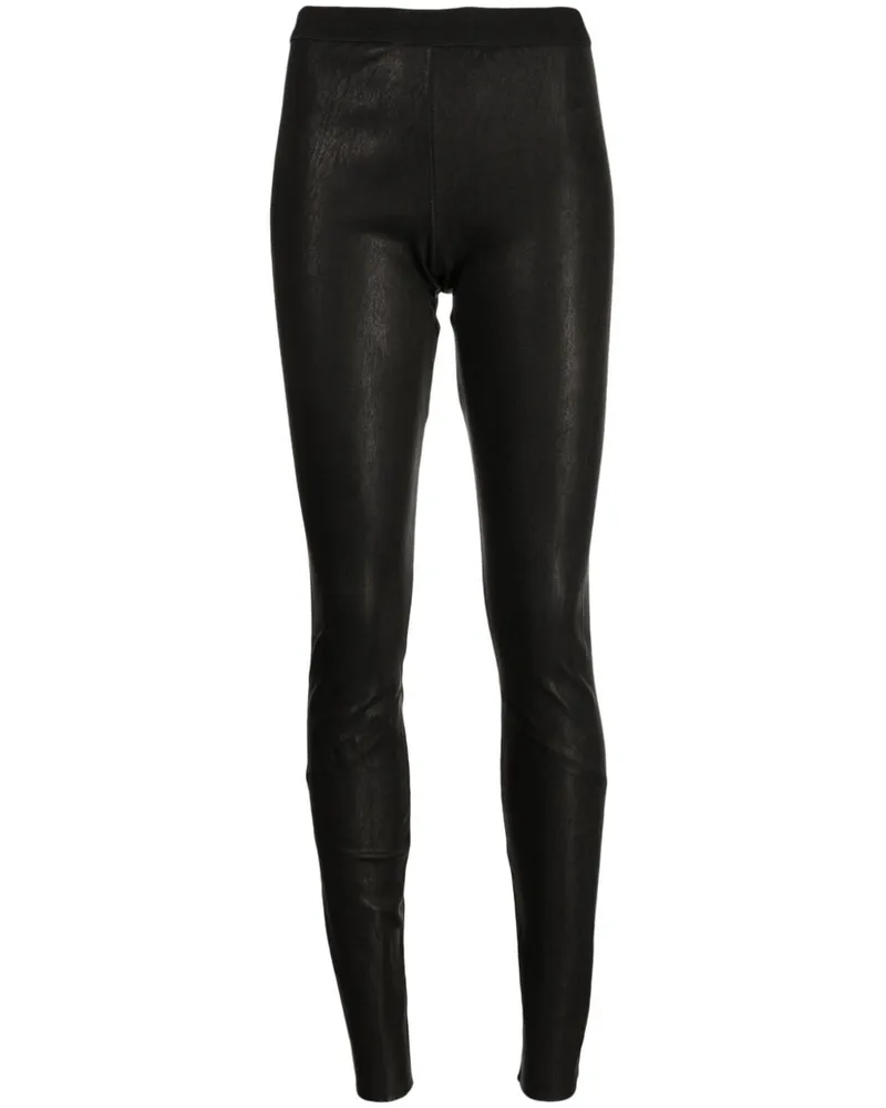 Isaac Sellam Leggings aus Leder Schwarz