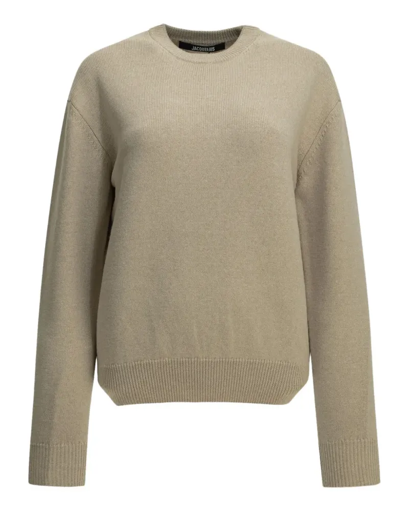 Jacquemus Pullover mit Logo-Detail - Nude Nude