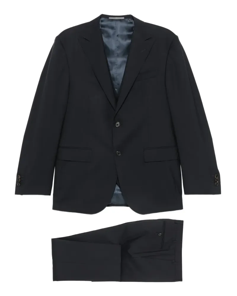 Corneliani three-piece wool suit - Blau Blau