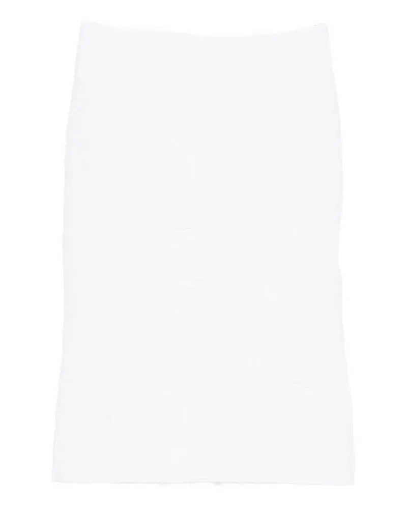 SHUSHU/TONG crinkled-effect skirt - Weiß Weiß