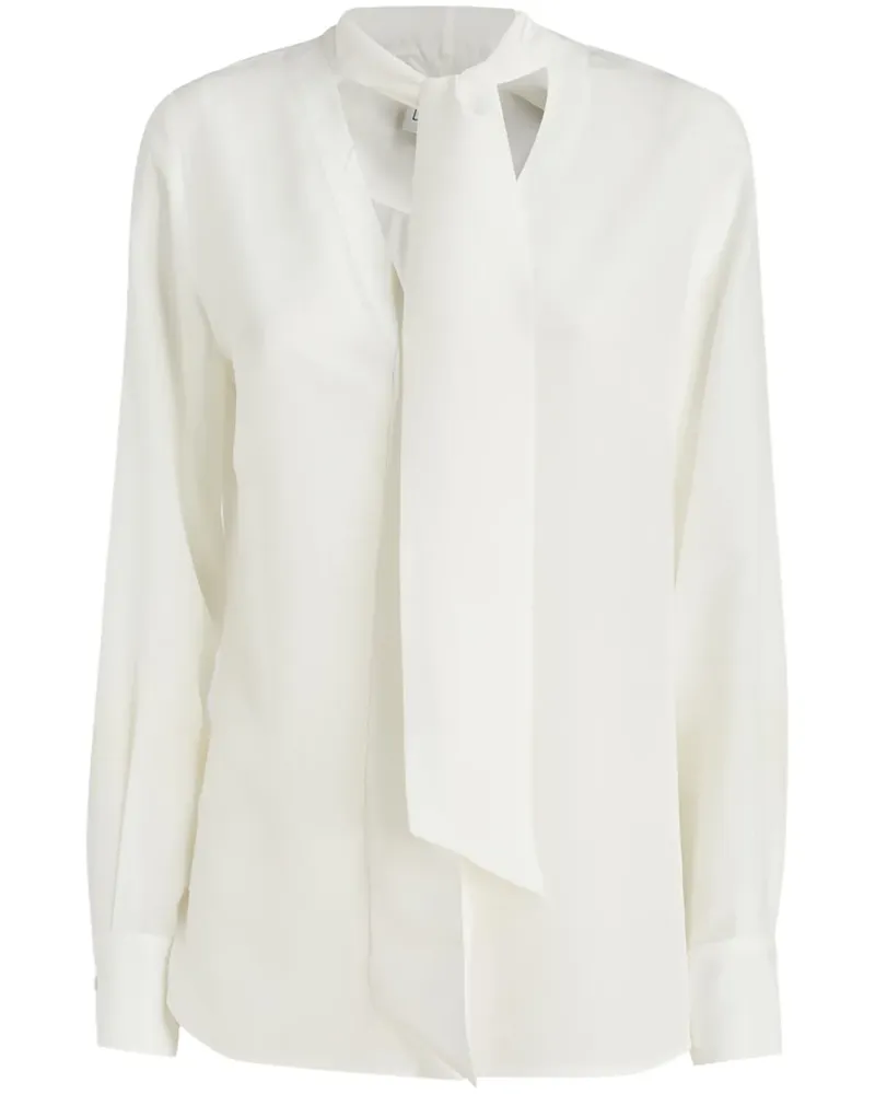 DEL CORE Bluse aus Seide - Weiß Weiß