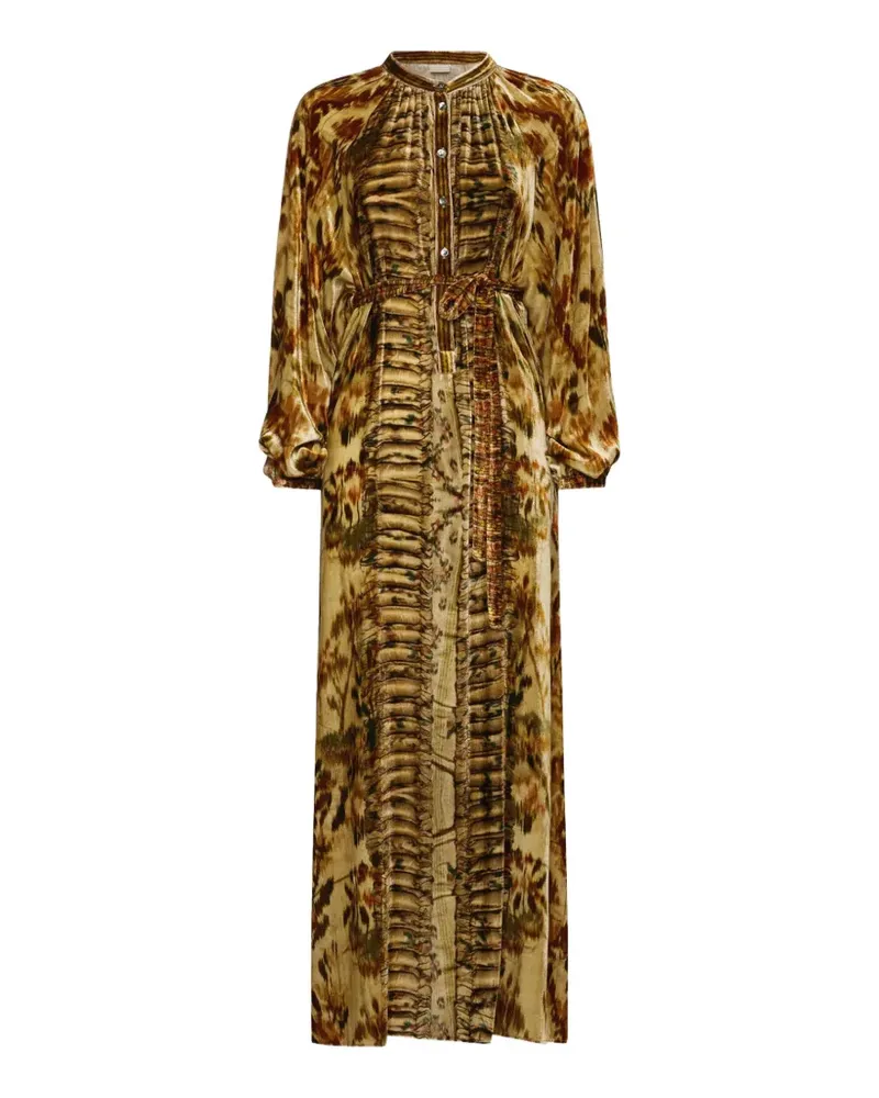 Pierre-Louis Mascia Kanada Hemdkleid mit Rüschen - Gelb Gelb