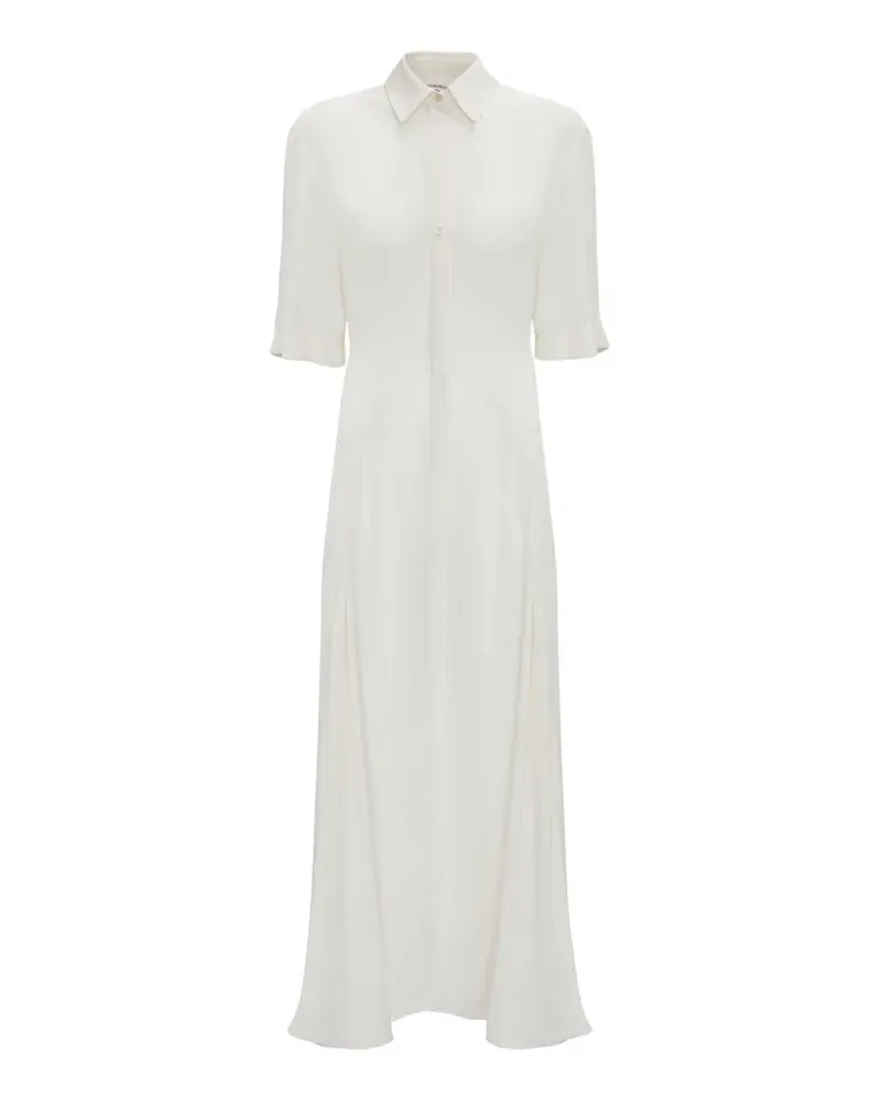 Victoria Beckham panelled midi dress - Weiß Weiß