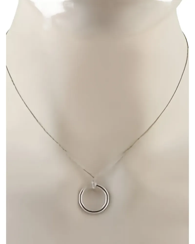 Cartier 18K white gold Juste Un Clou diamond necklace - Silber Silber