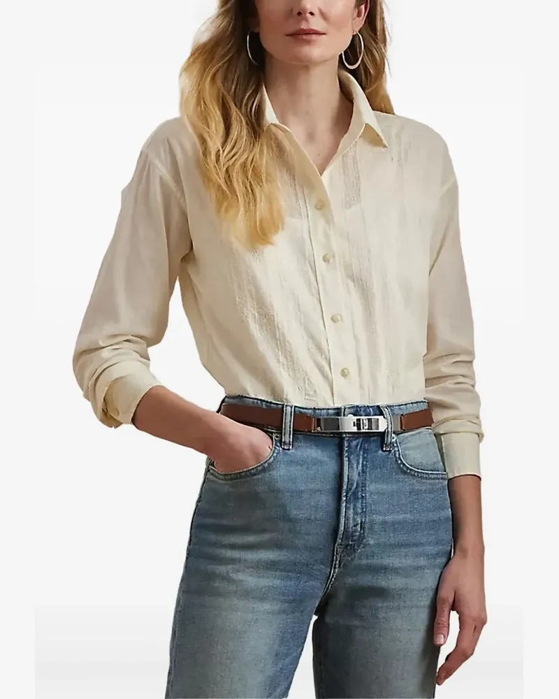 Ralph Lauren Besticktes Hemd - Nude Nude