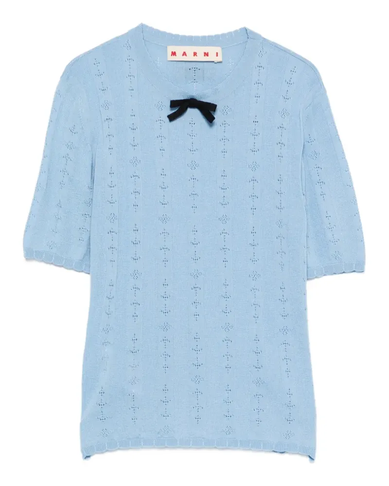 Marni Rock mit Schleife - Blau Blau