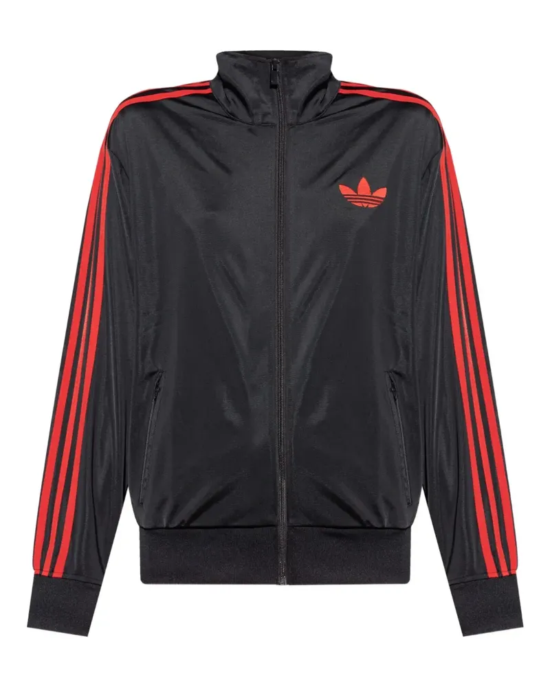 adidas Adicolor Classic Firebird Sportjacke mit Streifen - Schwarz Schwarz