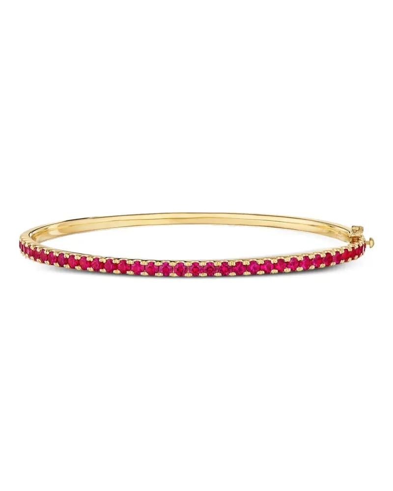 KWIAT stackable ruby bangle bracelet - Gold Gold