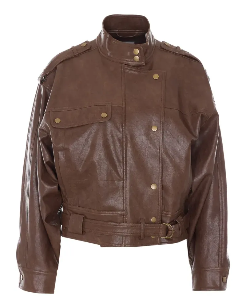 Urbancode Jacke mit Gürtel - Braun Braun