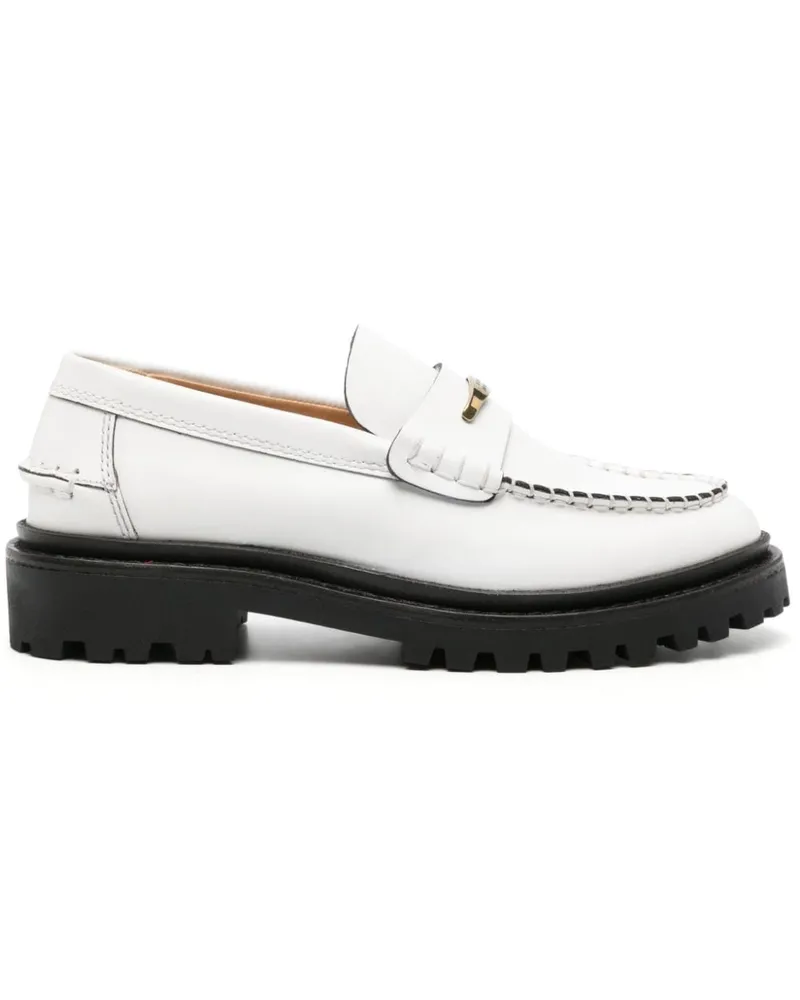 Isabel Marant Frezza Loafer 20mm - Weiß Weiß
