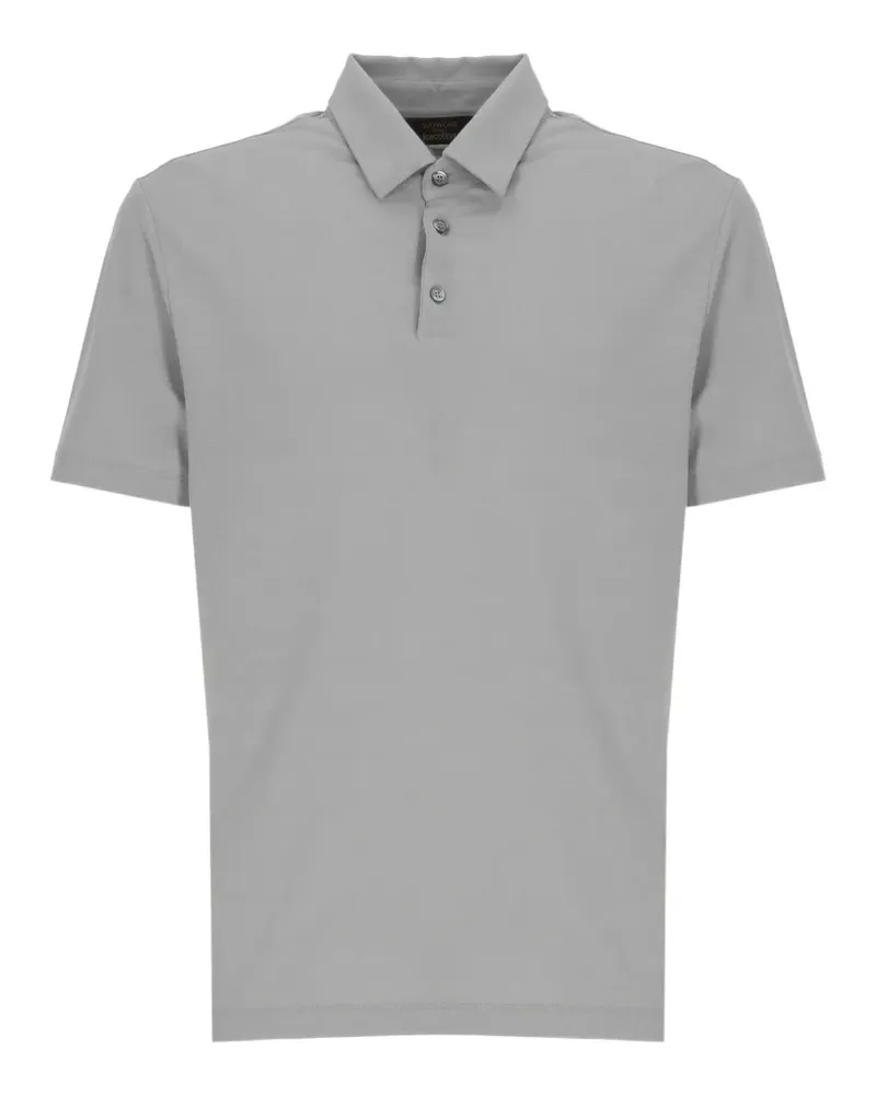 Zanone short-sleeve polo shirt - Grau Grau