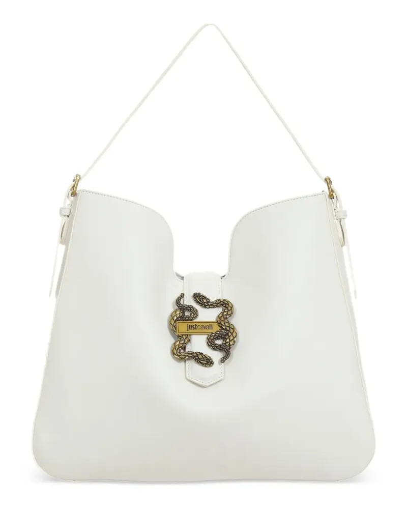 Just Cavalli snake-detail tote bag - Weiß Weiß