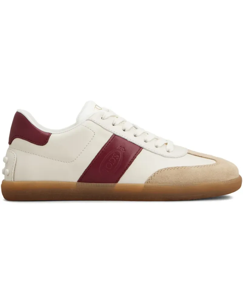 TOD'S Tabs Sneakers mit Ledereinsätzen - Nude Nude
