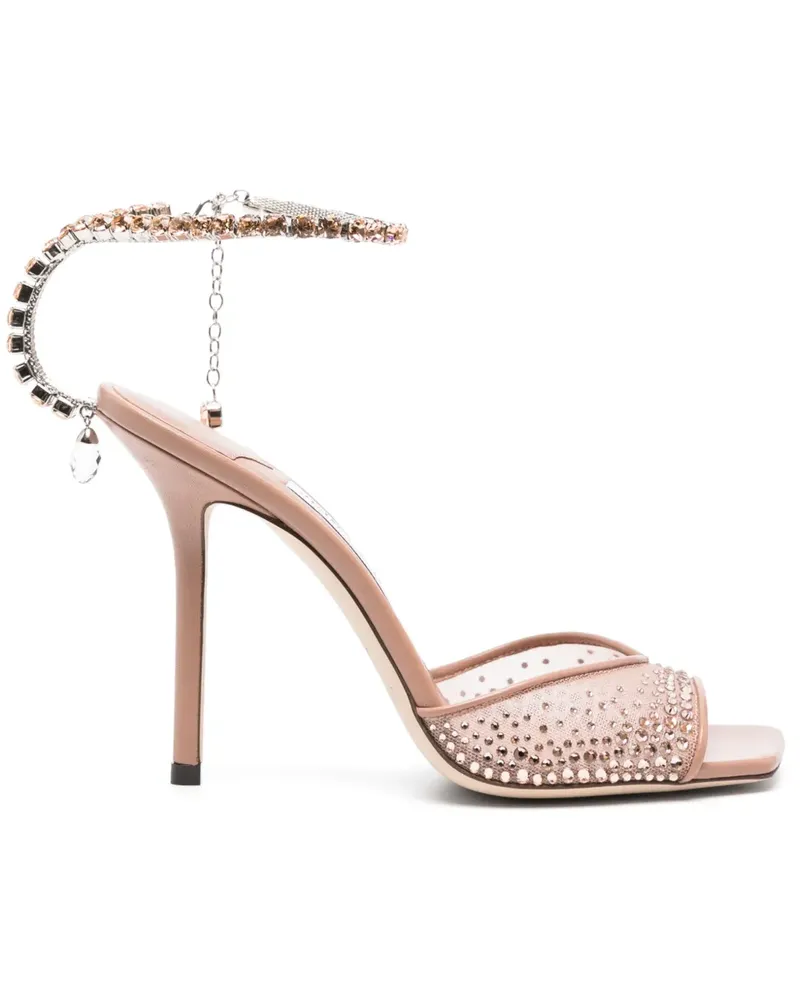 Jimmy Choo Saeda Sandalen 100mm - Rosa Rosa