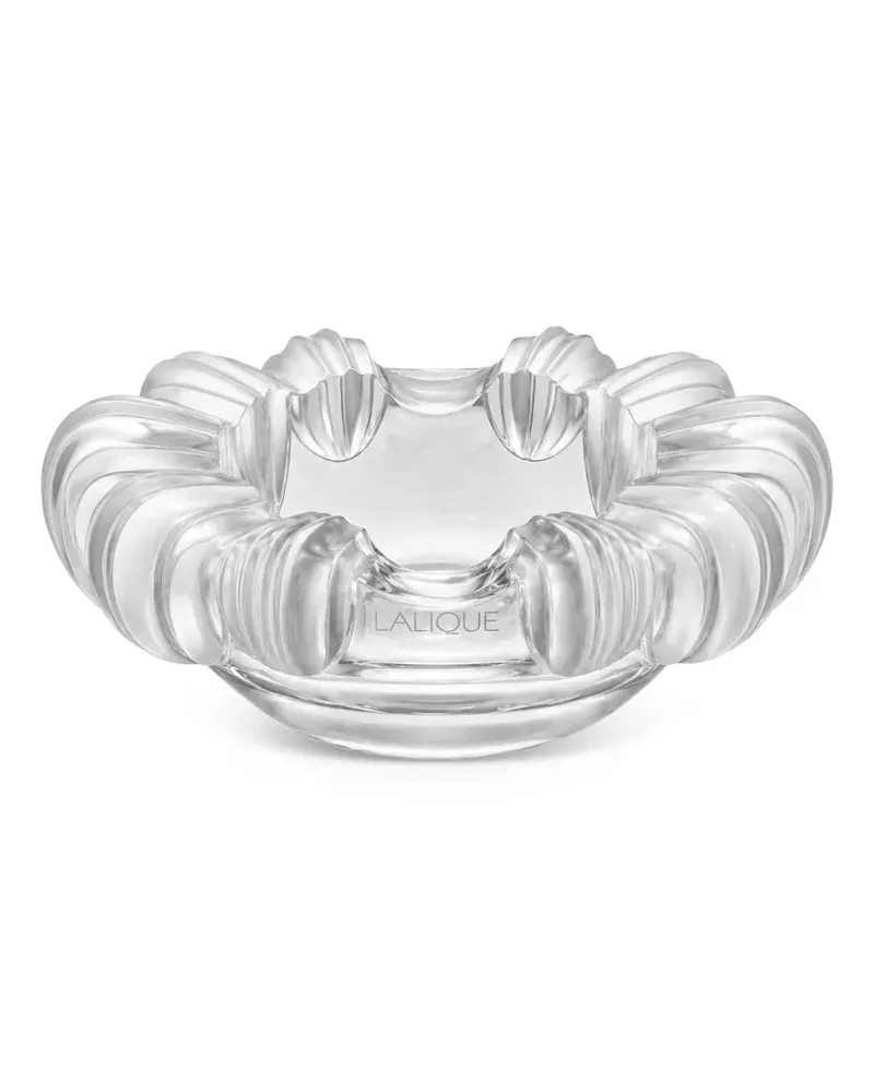 Lalique Gerüschte Schale aus Kristall - Weiß Weiß