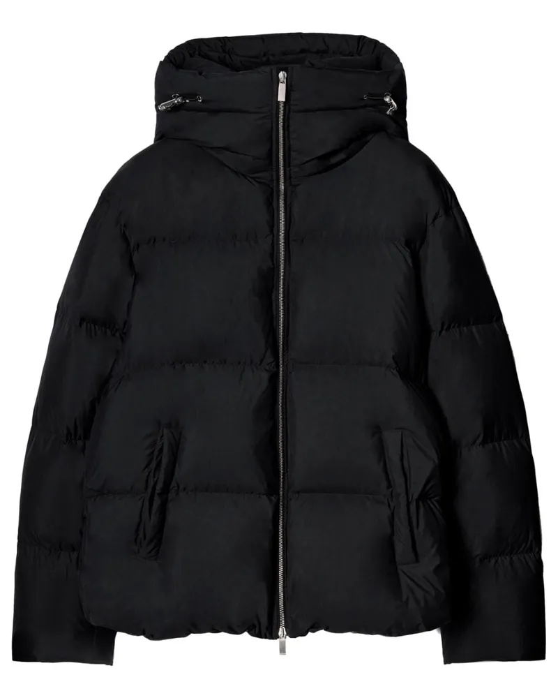 OFF-WHITE Gefütterte Jacke mit Reißverschluss - Schwarz Schwarz