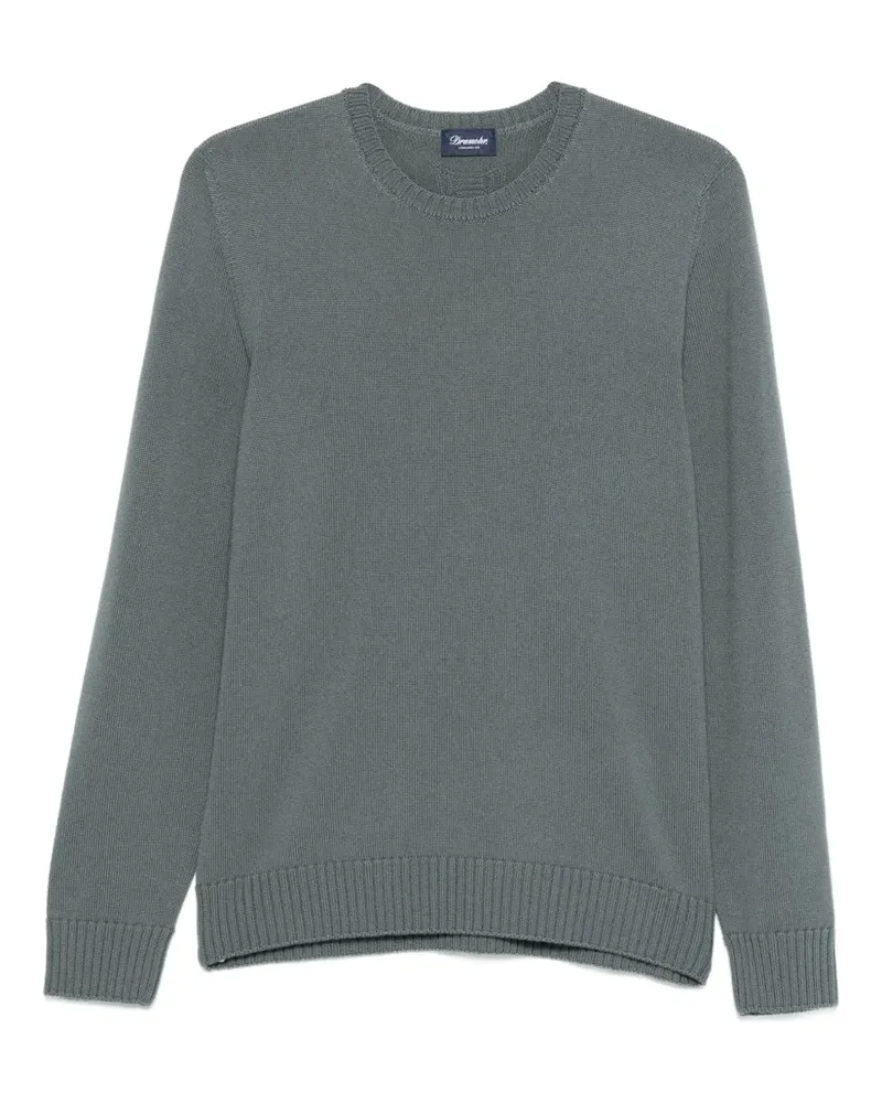 Drumohr  Pullover mit Rundhalsausschnitt - Grün Grün