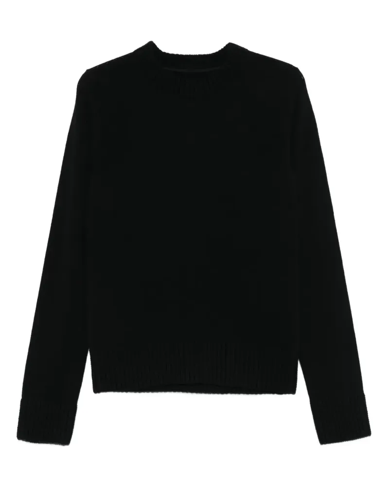 Sacai Pullover mit rundem Ausschnitt - Schwarz Schwarz