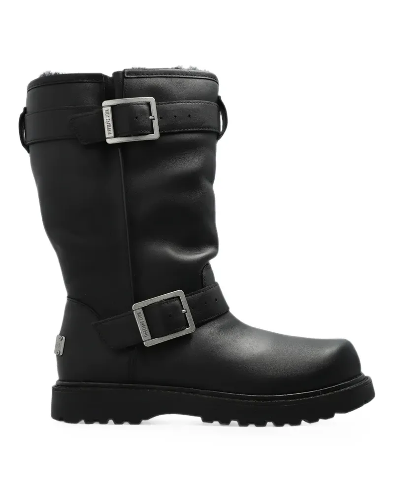 UGG x Willy Chavarria Stiefel mit Schnallenriemen - Schwarz Schwarz