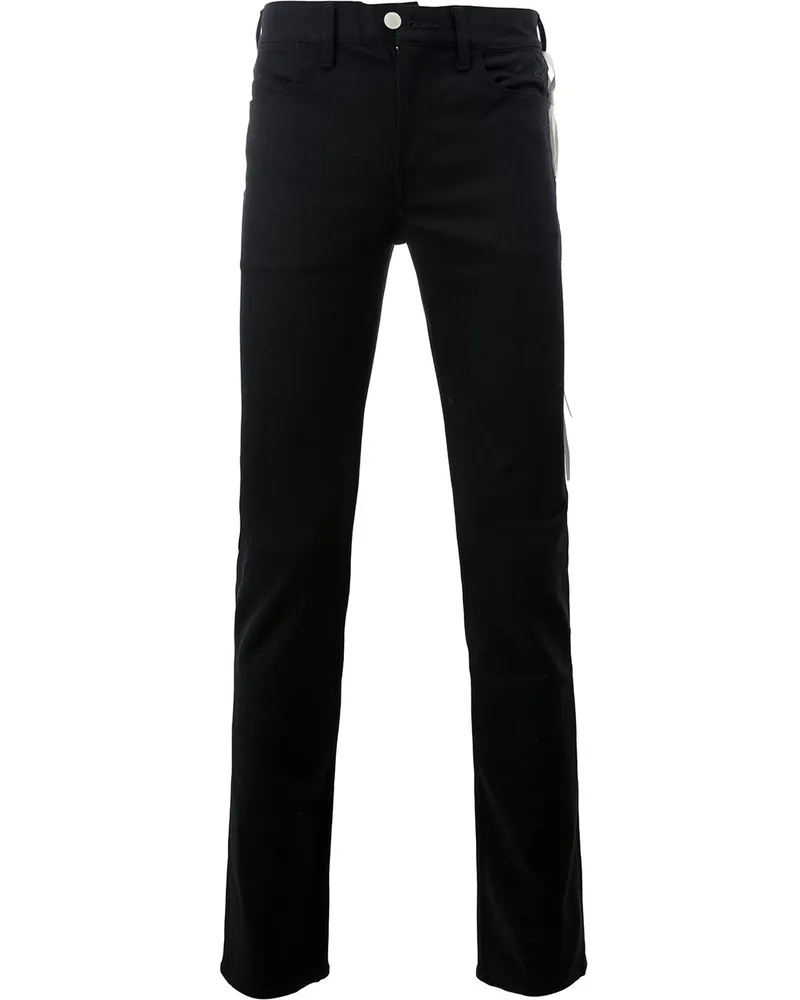 TheSoloIst Klassische Skinny-Hose - Schwarz Schwarz