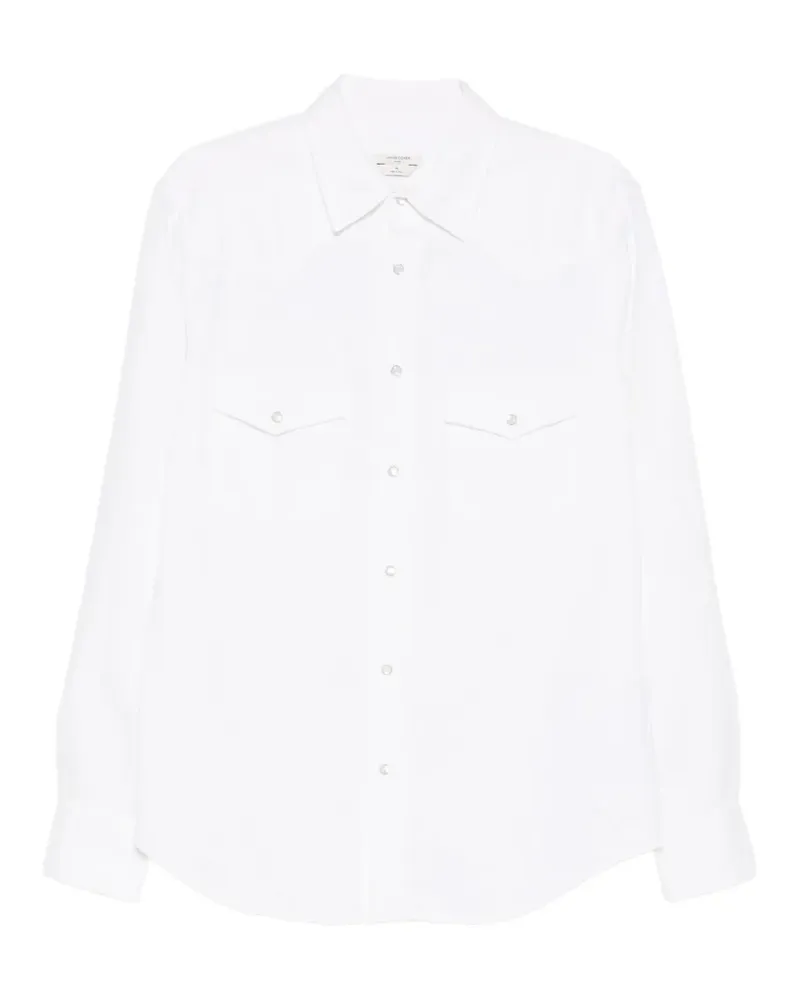 Jacob Cohën long-sleeve pocket shirt - Weiß Weiß