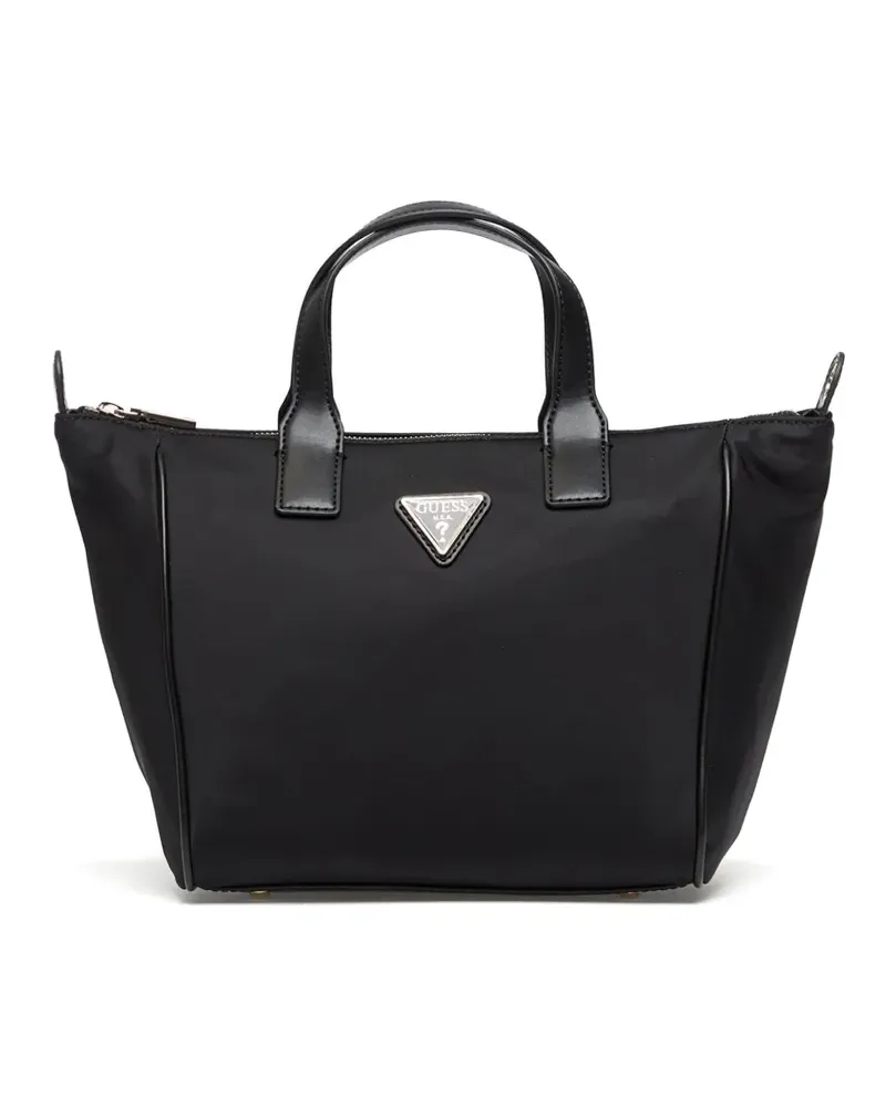 Guess small Follie tote bag - Schwarz Schwarz