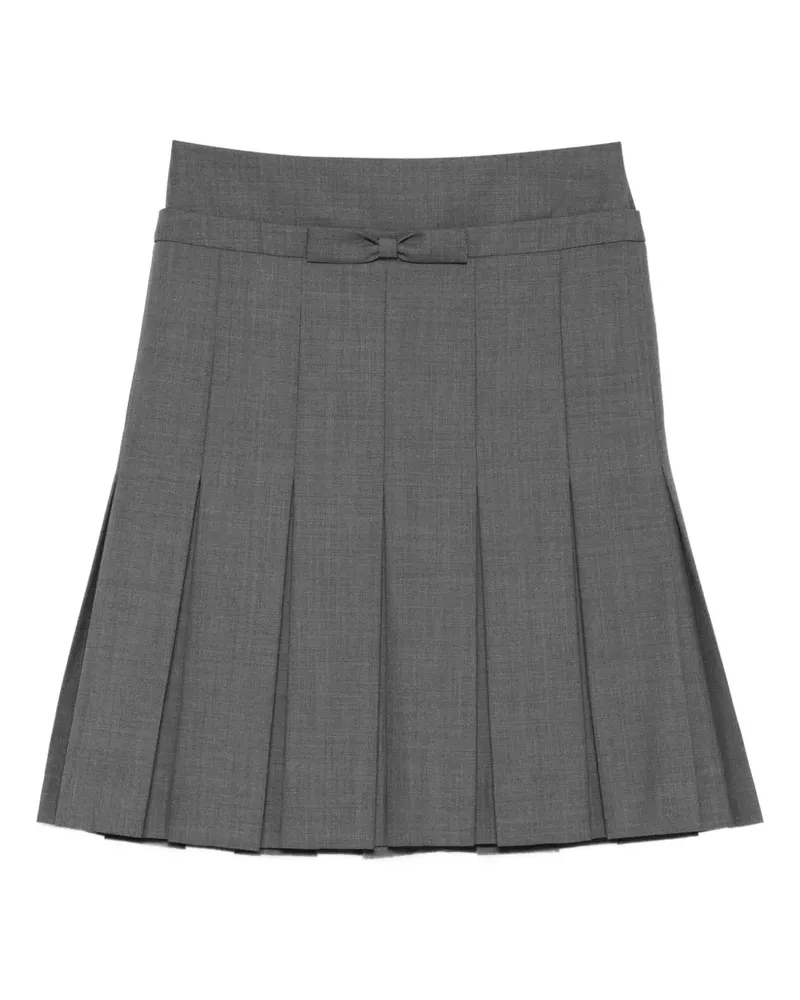 SHUSHU/TONG Rock mit Falten - Grau Grau